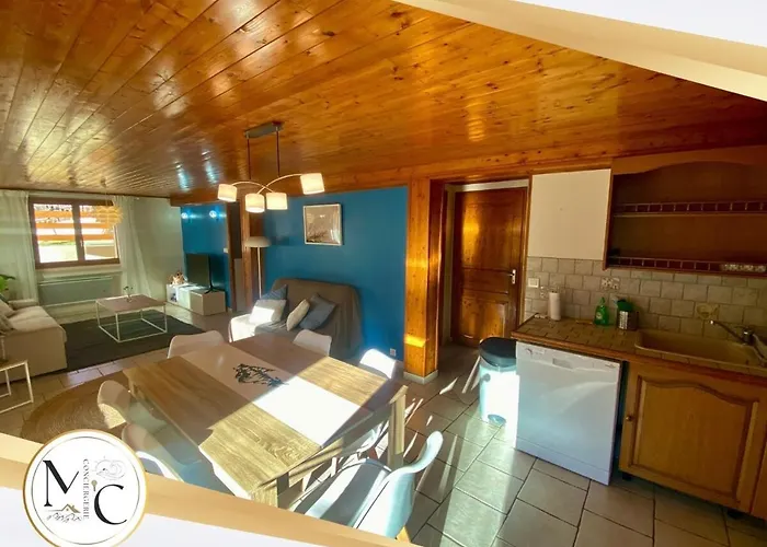 Cozy Mountain View, Garden Apartament Allos