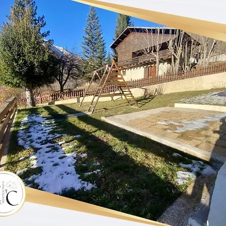 Cozy Mountain View, Garden Appartement Allos